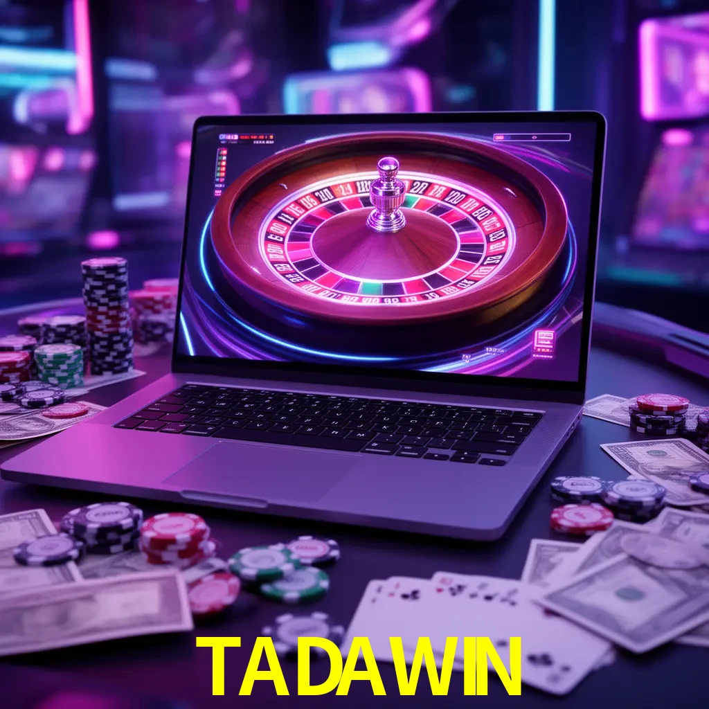 Centro móvil TADAWIN con casino, cajero, bonos, app y acceso de cuenta para México